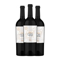 Traslanzas Tres Cuestas Tempranillo Cigales 75 cl Vino Tinto (Caja de 3 unidades)