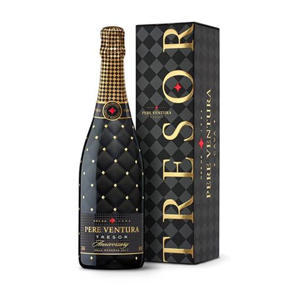 Tresor  Anniversary Cava Brut, Pere Ventura (6 unidades)-lateral