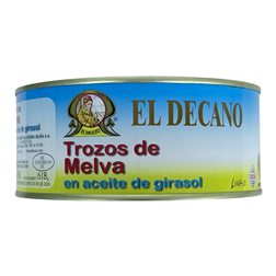 TROZOS DE MELVA EN ACEITE DE GIRASOL EL DECANO (USISA) 950 gr.