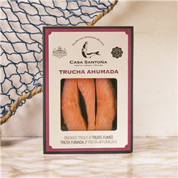 Trucha ahumada en tacos - Bandeja