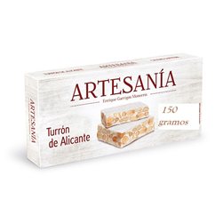 Turrón de Alicante 150 gr Artesanía se traduce al alemán como:

"Alicante-Turrón 150 g Handwerk"