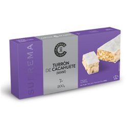 Turron de Cacahuete- MANI- duro 200 g.
