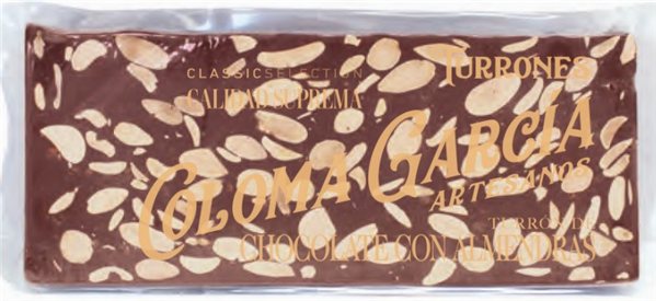 Gourmet Milk Chocolate and Almond Nougat Coloma García · 500 g-detalle