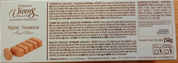 Turrón de Galleta Speculoos-detalle