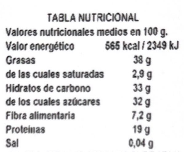 Turrón de Jijona 150g-lateral