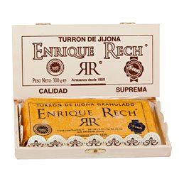 Turrón de Jijona Caja Madera 300g