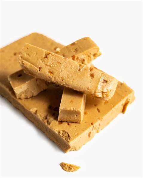 Turrón de Jijona Coloma García Classic 500 g | Almendra y Miel de Azahar-lateral