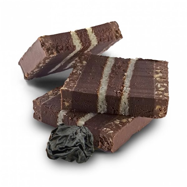 Black truffle nougat with Armagnac and plums, Rafa Gorrotxategi-trasera