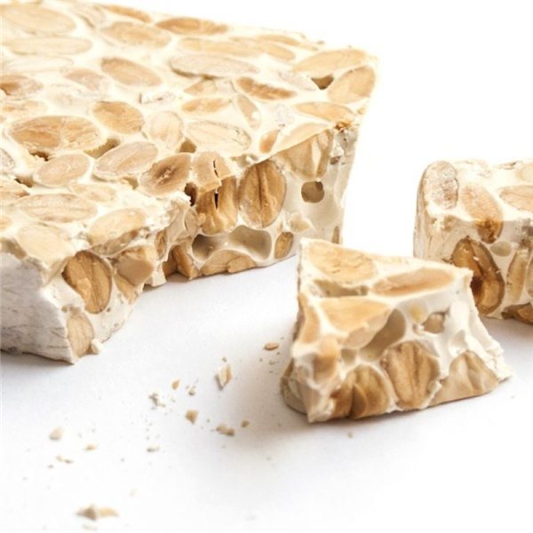 Turrón Duro de Almendra Calidad Suprema "El Almendro"-lateral