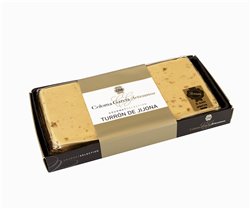 Jijona Gourmet Nougat Coloma García 500 g | Weicher Mandelmarzipan mit Marcona-Mandeln und Orangenblütenhonig