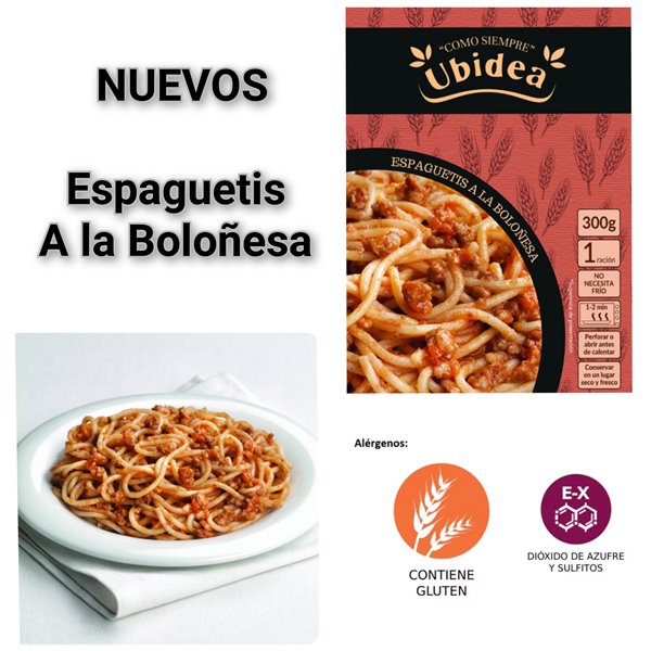 UBIDEA SPAGHETTI BOLOGNESE 300G-lateral