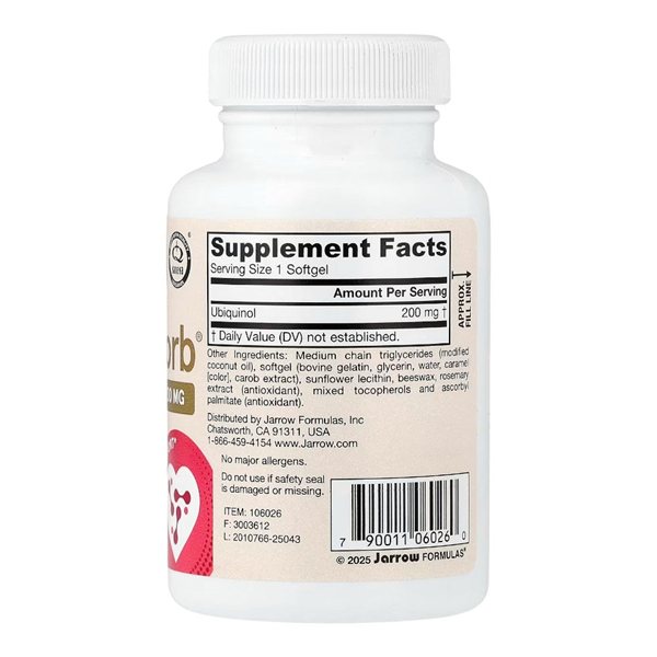 Ubiquinol QH-absorb 200 Mg 60 Softgels-detalle