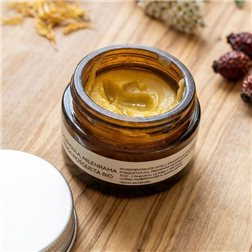 ONGUENT BIO RÉGÉNÉRANT ET BAUME À LÈVRES 30g Calendula, Rose Musquée et Achillée Millefeuille