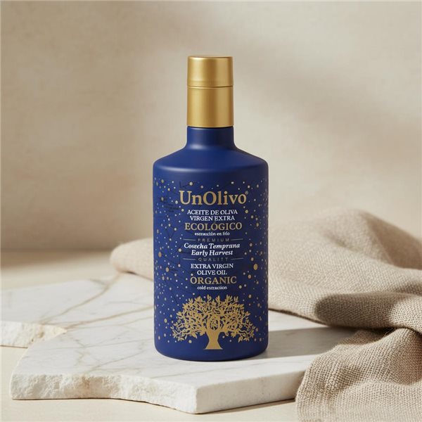 UnOlivo Cosecha Temprana Ecológico Picual Opaca 500 ml-detalle