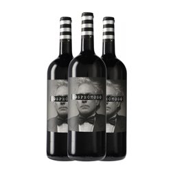 Uvas Felices Sospechoso Vino de la Tierra de Castilla Botella Magnum 1,5 L Vino Tinto (Caja de 3 unidades)