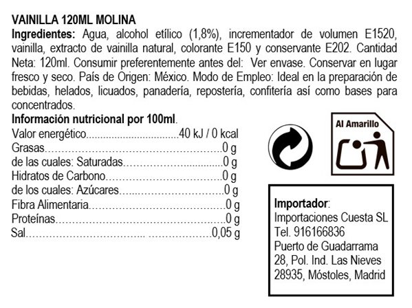 Vainilla Molina original-lateral