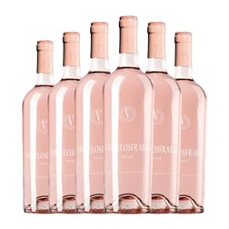 Valdelosfrailes Tempranillo Cigales Rosé — Rosado Joven 75 cl Vino Rosado (Caja de 6 unidades)