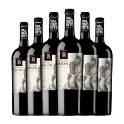 Valdeorite Rutas de la Pasión Vino de la Tierra de Extremadura 75 cl Vino Tinto (Caja de 6 unidades)