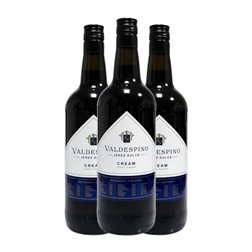 Valdespino Palomino Fino Manzanilla-Sanlúcar de Barrameda Cream — Crema 1 L Vino Dulce (Caja de 3 unidades)