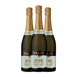 Valdo Puro Blanc de Blancs 75 cl Sin Alcohol Espumoso Blanco (Caja de 3 unidades)