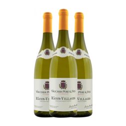 Vaucher Père & Fils Chardonnay Mâcon 75 cl Vino Blanco (Caja de 3 unidades)