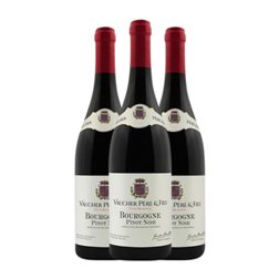 Vaucher Père & Fils Pinot Negro Bourgogne 75 cl Vino Tinto (Caja de 3 unidades)