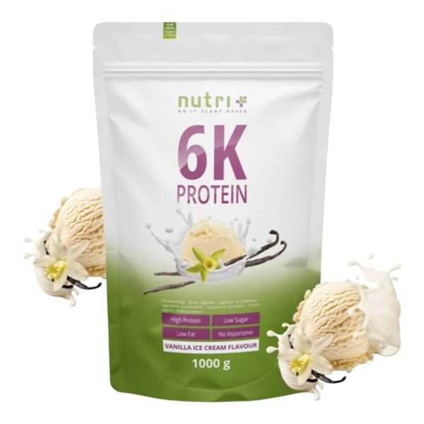 Poudre de protéine végétalienne 6k 1 kg-trasera