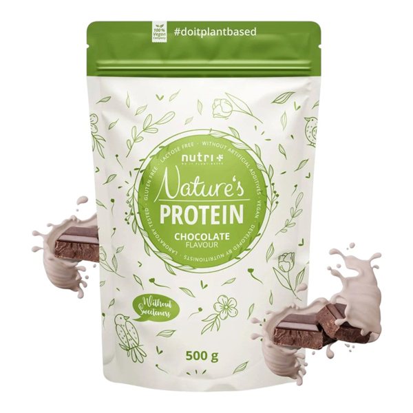 Vegan Nature's Protein 500g-izquierda