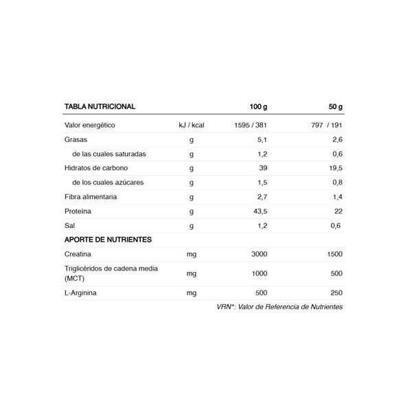 Boisson de récupération végétalienne 500 g-detalle