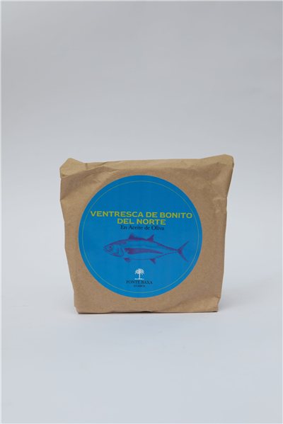 Ventresca conservada en aceite de oliva-lateral