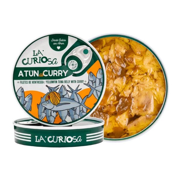 Ventresca de atún al curry, La Curiosa-detalle