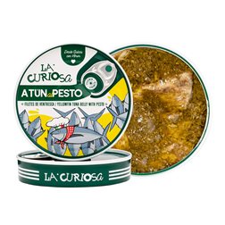 Ventresca de atún al pesto