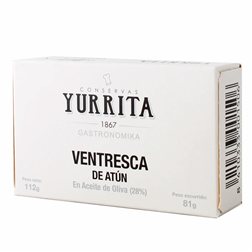 Ventresca de Atun Claro en Aceite de Oliva Yurrita 112g