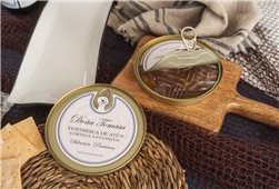 Ventresca de thon coupée au couteau 100g.