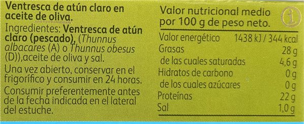 Ventresca de atún en aceite de oliva-detalle
