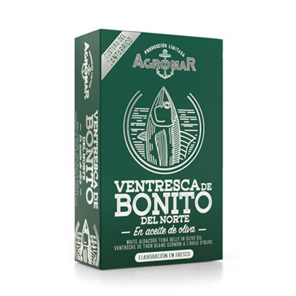 Ventresca of North Bonito in Olive Oil, Agromar-lateral