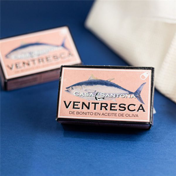 Ventresca de thon à l'huile d'olive, Casa Santoña-detalle