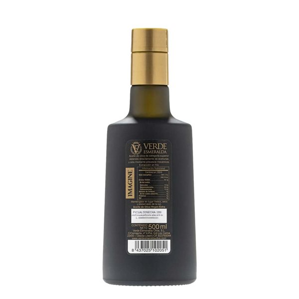 Verde Esmeralda Imagine Picual 500 ml-lateral