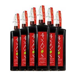 Vermut Alonso Sanz 4 Xavos Rojo Tinto 75 cl (Caja de 6 unidades)
