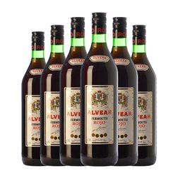 Vermut Alvear Rojo Tinto 1 L (Caja de 6 unidades)