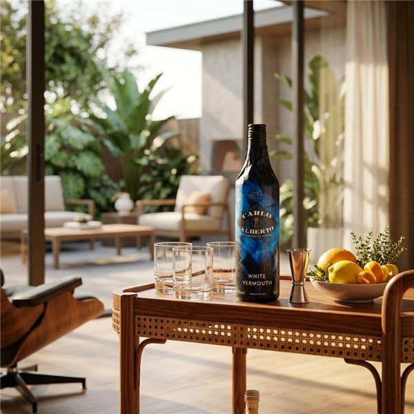 Vermut Carlo Alberto White 1L-lateral