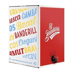 Vermut Democratic El Bandarra Blanco Bag in Box 15 L