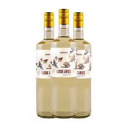 Vermut Lodeiros Vento Moscatel Blanco 1 L (Caja de 3 unidades)