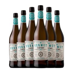 Vermut Lustau Blanco Media Botella 37 cl (Caja de 6 unidades)