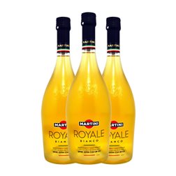 Vermut Martini Blanco, Royale — Real 75 cl (Caja de 3 unidades)