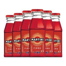 Vermut Martini Fiero Botellín Miniatura 5 cl (Caja de 6 unidades)