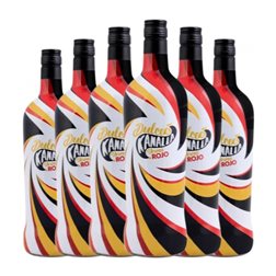 Vermut Rajoma Kanalla Rojo Tinto 1 L (Caja de 6 unidades)