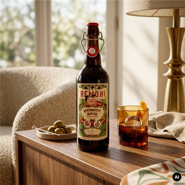Remohi Red Vermouth-detalle
