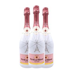 Veuve du Vernay Ice Champagne Rosé — Rosado 75 cl Espumoso Rosado (Caja de 3 unidades)