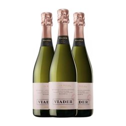 Viader Tres Viles Pinot Negro Brut Nature Corpinnat 75 cl Espumoso Rosado (Caja de 3 unidades)